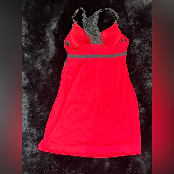 XOXO Red & Black Lace Babydoll Lingerie - Size Small - Picture 5 of 8